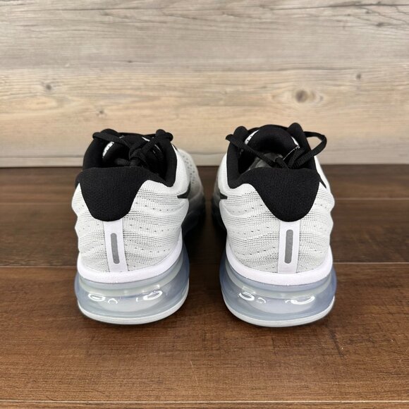 Nike Air Max 2017 Mens Size 8.5 White Black Pure Platinum 849559 100 - Picture 5 of 9